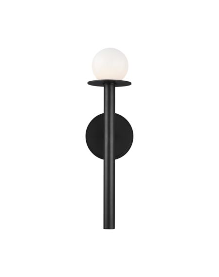Visual Comfort Studio Nodes Wall Sconce in Midnight Black by Kelly Wearstler