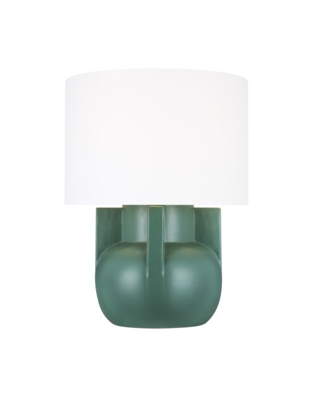 Visual Comfort Studio William Table Lamp in Matte Green by Ralph Lauren