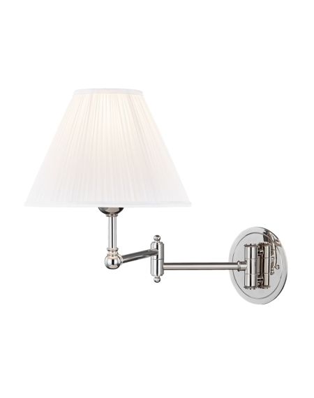  Signature No.1 by Mark D. Sikes 19. Adjustable Wall Lamp in Polished Nickel