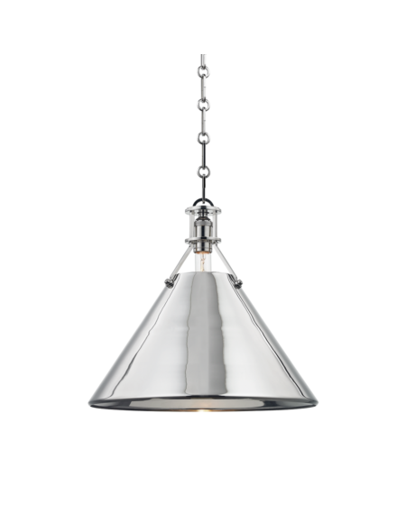  by Mark D. Sikes Metal No.2 Pendant in Polished Nickel