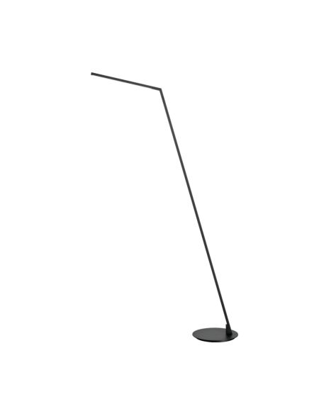  Miter LED Floor Lamp in Black