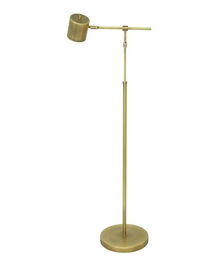  Morris Floor Lamp in Antique Brass