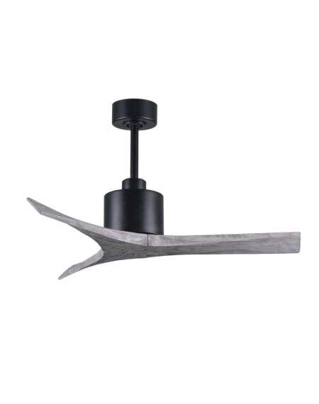 Mollywood 6-Speed DC 42 Ceiling Fan in Matte Black with Barnwood Tone blades