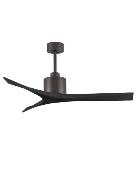 Mollywood 6-Speed DC 52 Ceiling Fan in Textured Bronze with Matte Black blades