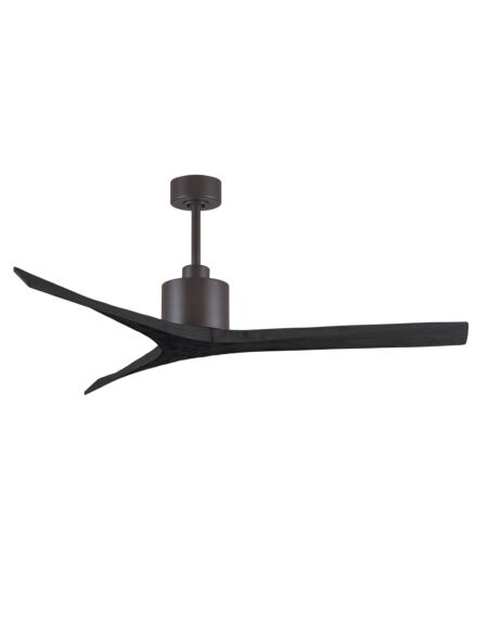 Mollywood 6-Speed DC 60 Ceiling Fan in Textured Bronze with Matte Black blades