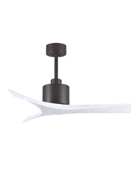 Mollywood 6-Speed DC 42 Ceiling Fan in Textured Bronze with Matte White blades