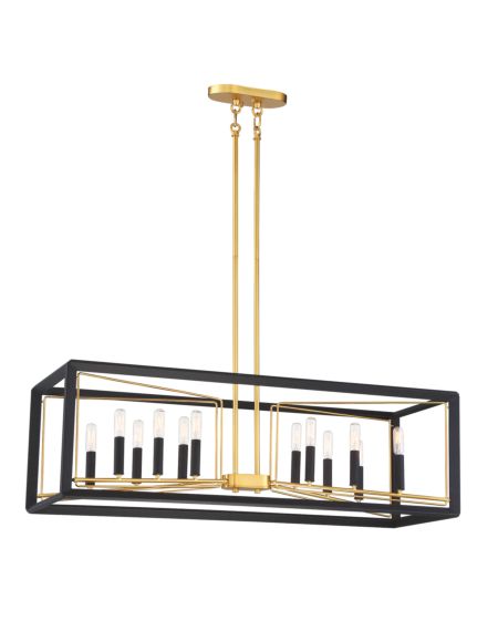  Sable PointPendant Light in Sand Black with Honey Gold Accents