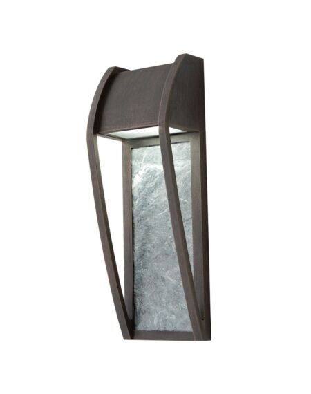 Newport LED Outdoor Wall Sconce in Bronze Patina