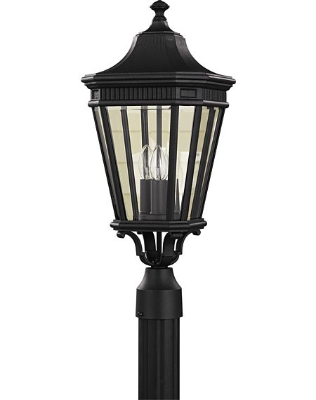 Generation Lighting Cotswold Lane Collection 10" Outdoor Lantern in Black Finish