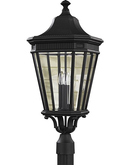 Generation Lighting Cotswold Lane Collection 12" Outdoor Lantern in Black Finish