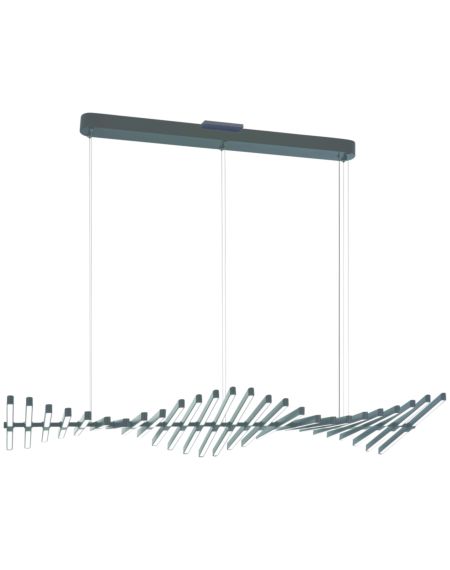  Stake Out Linear Pendant Light in Chocolate