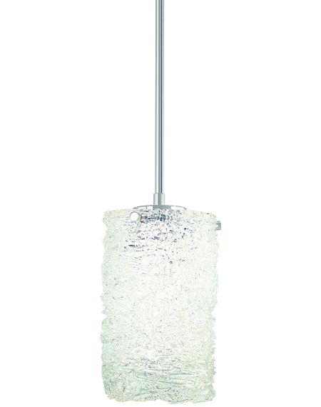George Kovacs Forest Ice Pendant Light in Chrome