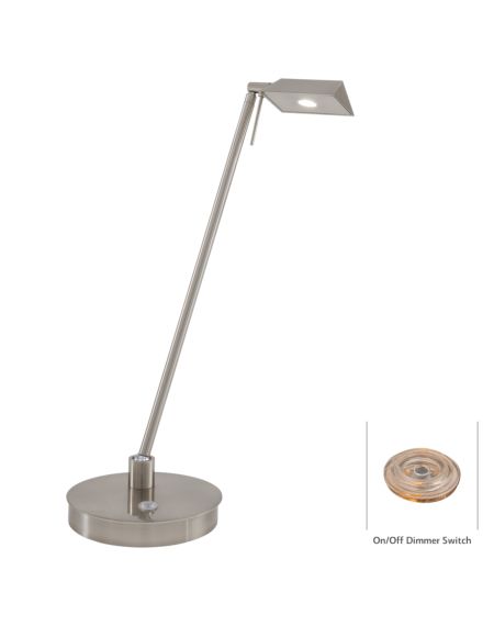  George'S Reading Room Table Lamp in Brushed Nickel