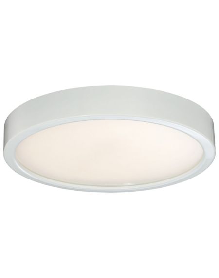 George Kovacs Disc LED Ceiling Light in White
