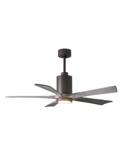 Patricia 1-Light 52" Ceiling Fan in Textured Bronze