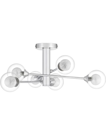 Spellbound 6-Light Ceiling Light in Polished Chrome