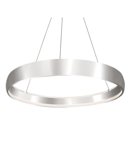  Halo LED Pendant Light in Silver