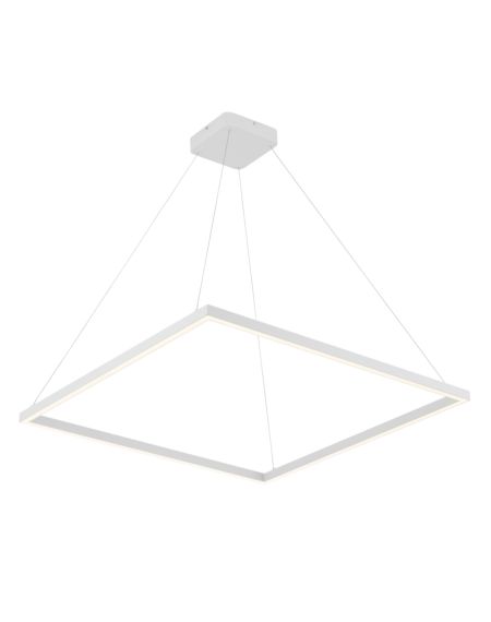  Piazza LED Pendant Light in White