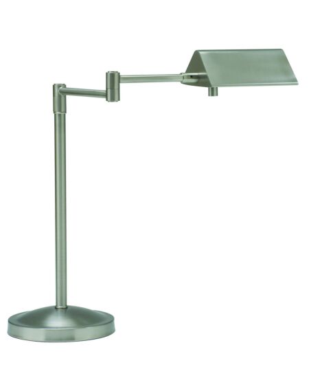 Pinnacle 1-Light Table Lamp in Satin Nickel