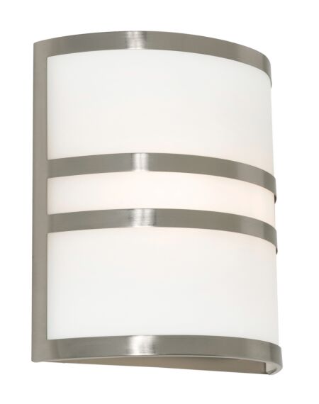 Plaza 2-Light Wall Sconce in Brushed Nickel