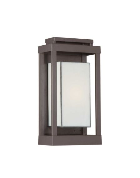 Powell 1-Light Outdoor Lantern in Western Bronze