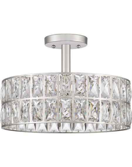 Coffman 3-Light Ceiling Light in Polished Nickel