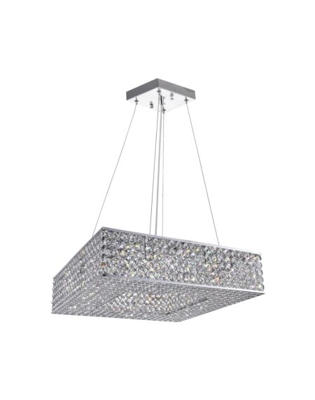 CWI Lighting Dannie 8 Light Chandelier with Chrome finish