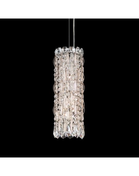 Sarella 3-Light Pendant in Antique Silver with Crystals From Swarovski Crystals