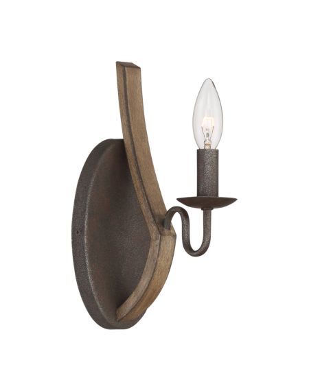  Shire Wall Sconce in Rustic Black