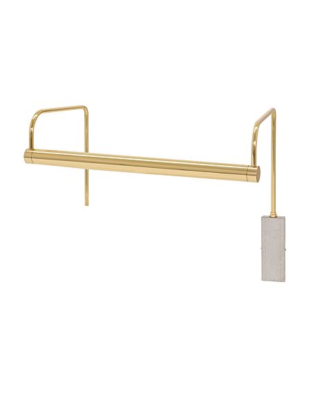  Slim-Line Picture Light in Polished Brass