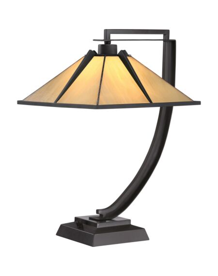 Pomeroy 1-Light Table Lamp in Western Bronze