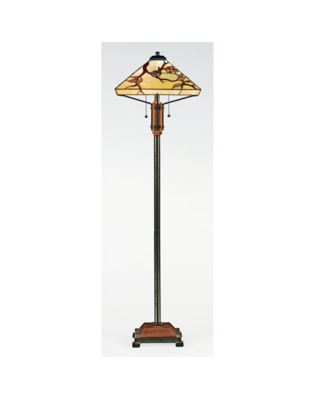  Grove Park 61" Floor Lamp with Tiffany Glass
