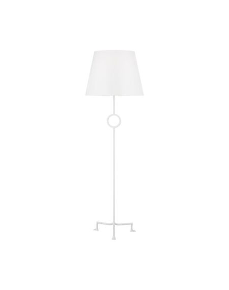 Montour 1-Light Floor Lamp in Matte White