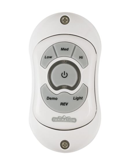 Controls Hand Held Remote Reversing - Fan Speed with Light-WH in White