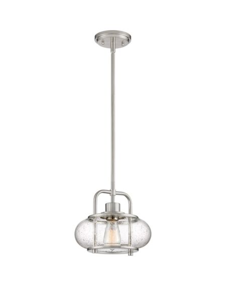 Quoizel Trilogy 10 Inch Pendant Light in Brushed Nickel