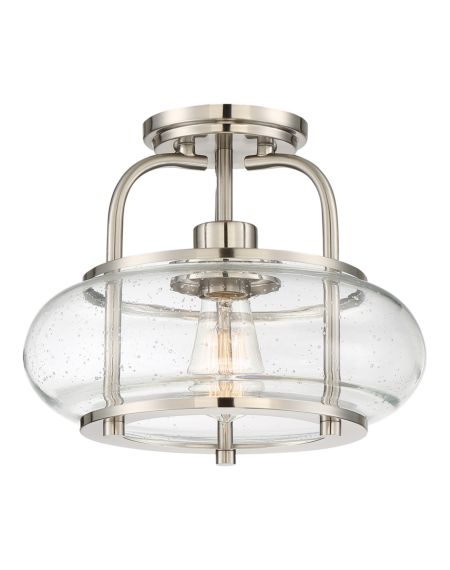 Quoizel Trilogy 12 Inch Ceiling Light in Brushed Nickel