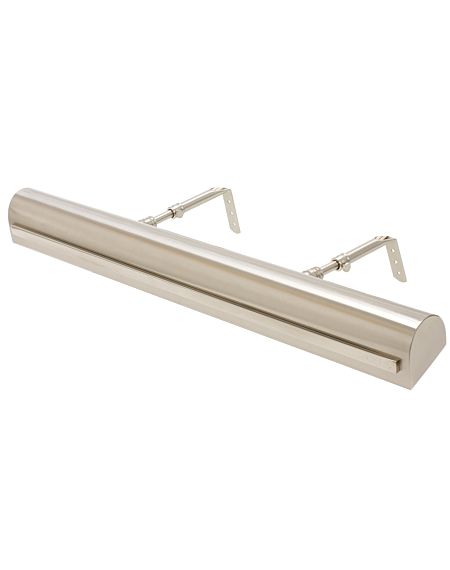  Traditional Picture Light in Satin Nickel with Polished Nickel Accents