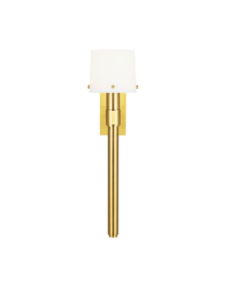 Visual Comfort Studio Palma Wall Sconce in Burnished Brass by Thomas O'Brien