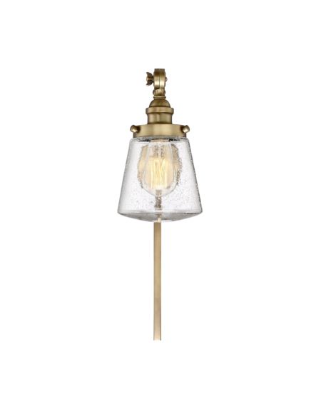 Winchester Wall Sconce in Natural Brass