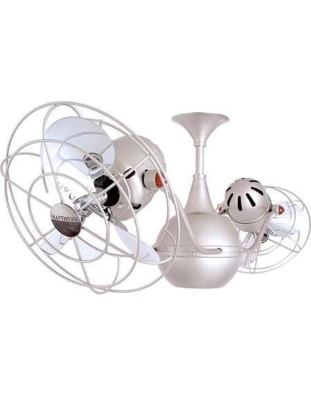 Vent-Bettina 42" Ceiling Fan in Brushed Nickel