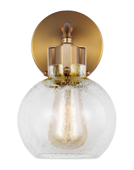 Visual Comfort Studio Clara Wall Sconce in Burnished Brass by Sean Lavin
