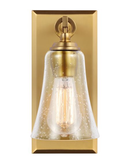 Visual Comfort Studio Monterro Wall Sconce in Burnished Brass by Sean Lavin