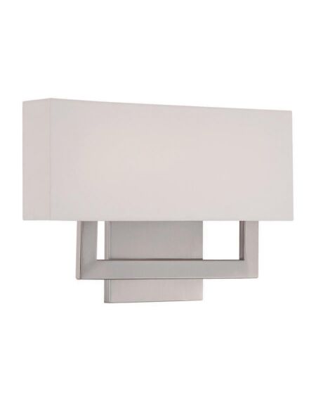 Manhattan 1-Light LED Wall Sconce in Brushed Nickel