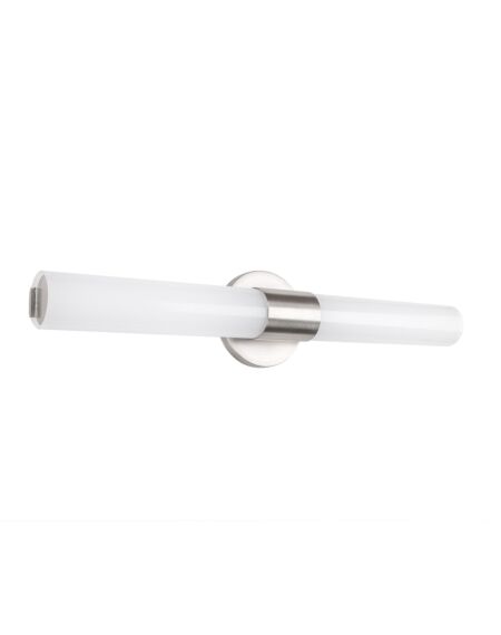 Turbo 1-Light LED Wall Sconce in Brushed Nickel