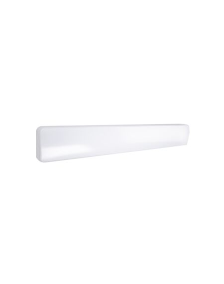 Flo 1-Light LED Bathroom Vanity Light in White