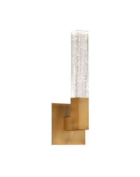 Modern Forms Cinema 15 Inch Wall Sconce in Aged Brass