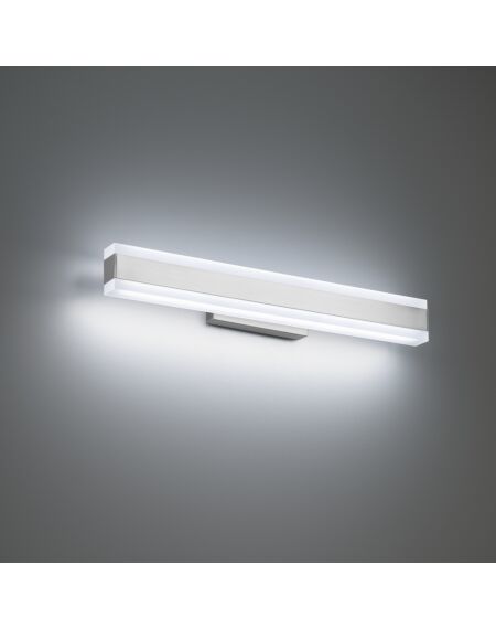 Cinch 2-Light LED Bathroom Vanity Light in Brushed Nickel