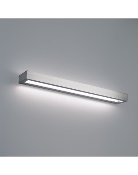 Open Bar 2-Light LED Bathroom Vanity Light in Brushed Nickel