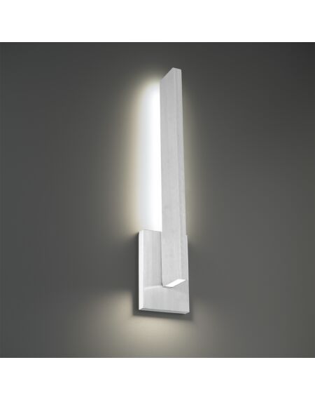 Mako 2-Light LED Outdoor Wall Sconce in Brushed Aluminum