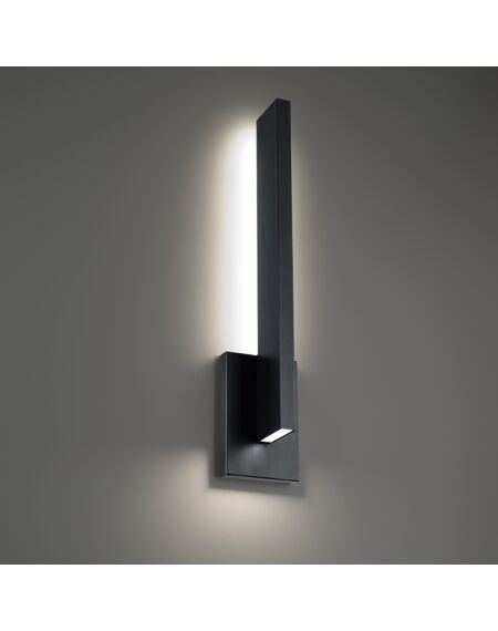 Mako 2-Light LED Outdoor Wall Sconce in Black